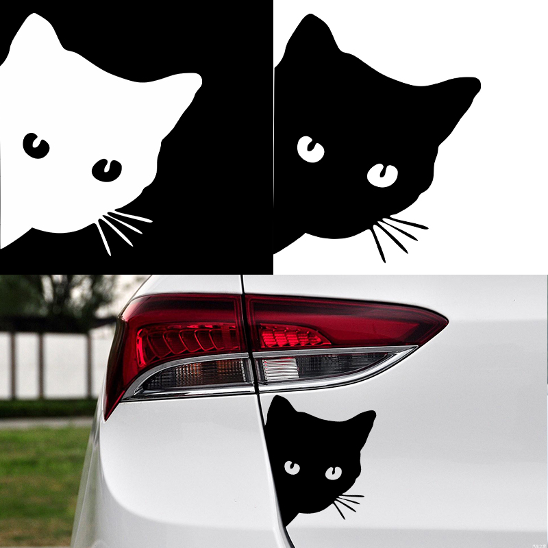 Interior Design Intern - Car interior stickers black/white/laser cat stickers