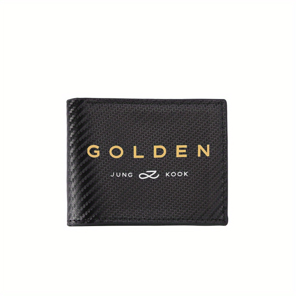 Interior Design Name Card - Golden text and artist's name on