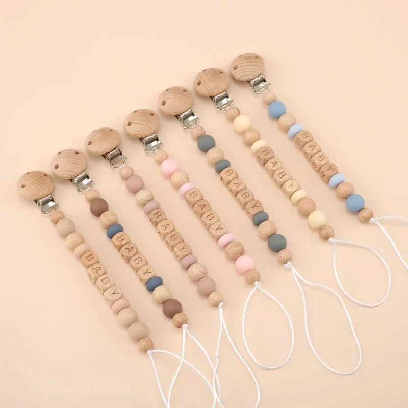 Interior Design Names - Baby Pacifier Clips Personalized Name Teethers