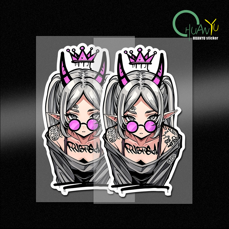 Interior Design Intern - Fashionable Frieren Graffiti Design Wall Stickers