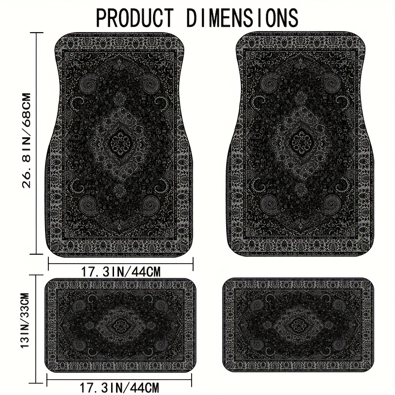 Interior Design Course - Car Floor Mats Rectangular Bandana Print