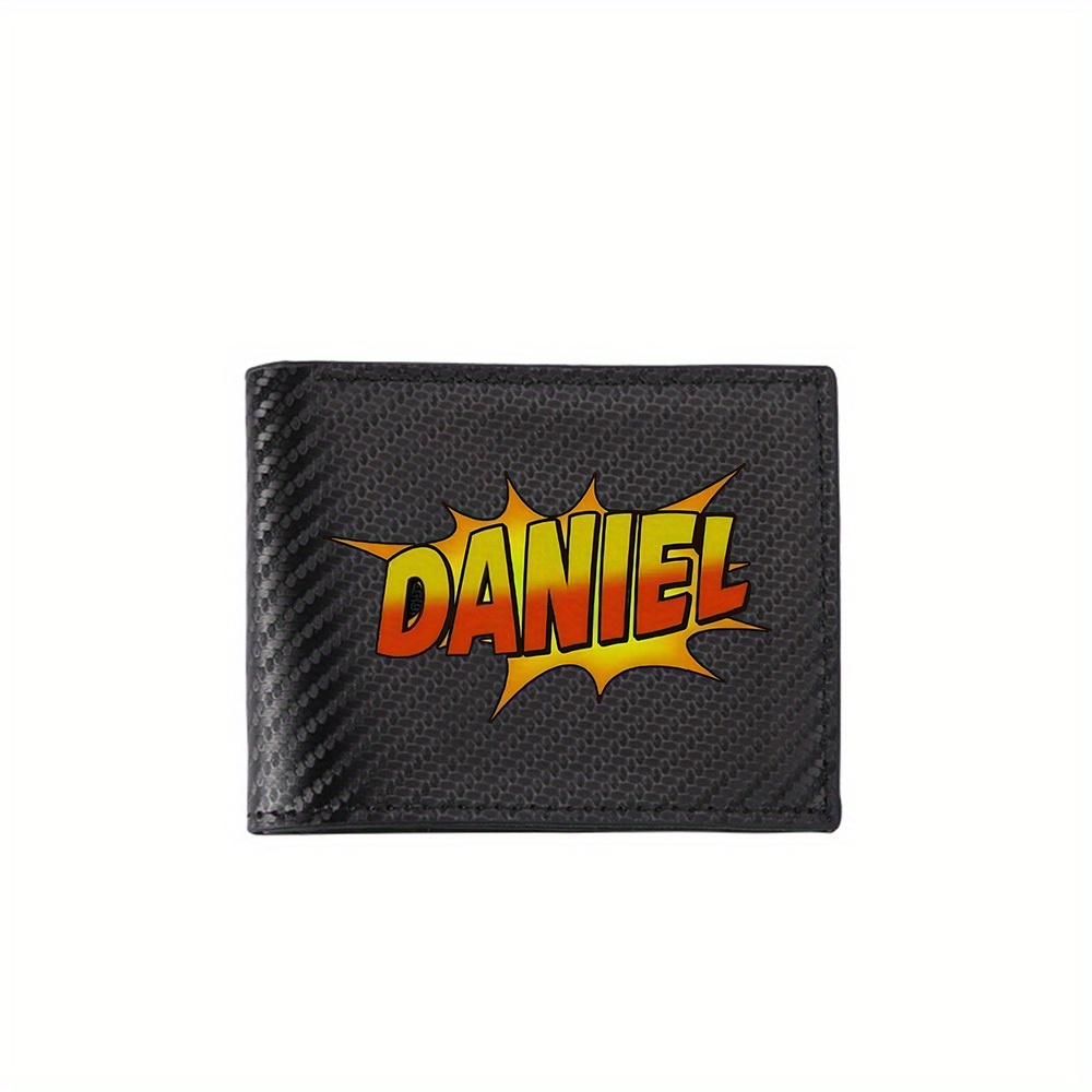 Interior Design Name Card - Comic style text,name Daniel in bold.
