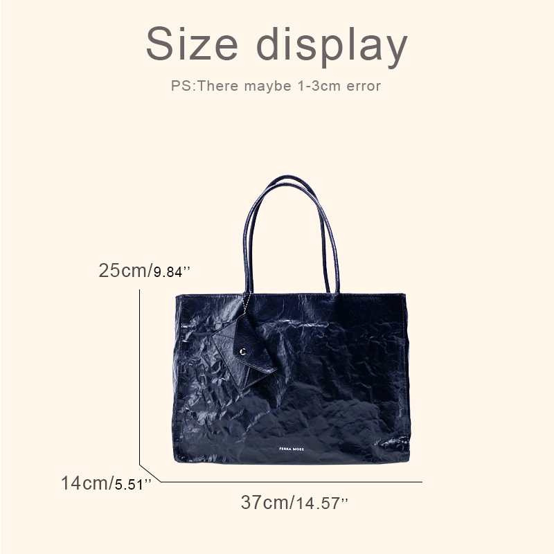 Korean Casual Kraft Paper Tote - Interior Design Paper ulasan dan harga
