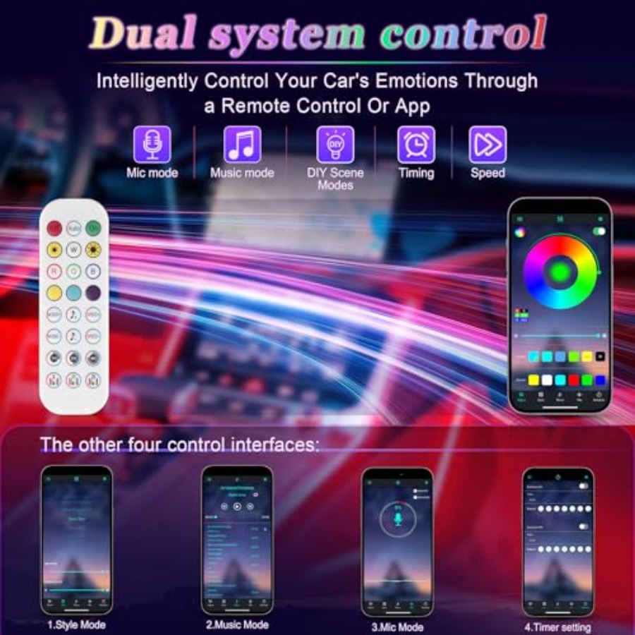 Smart Car Interior LED Lights  - Interior Design Apps ulasan dan harga