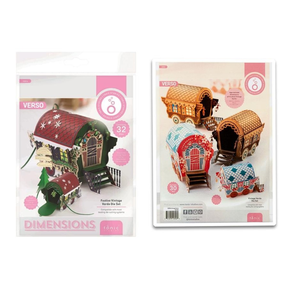 Vintage Vardo Caravan Box Meta - Interior Design Paper ulasan dan harga