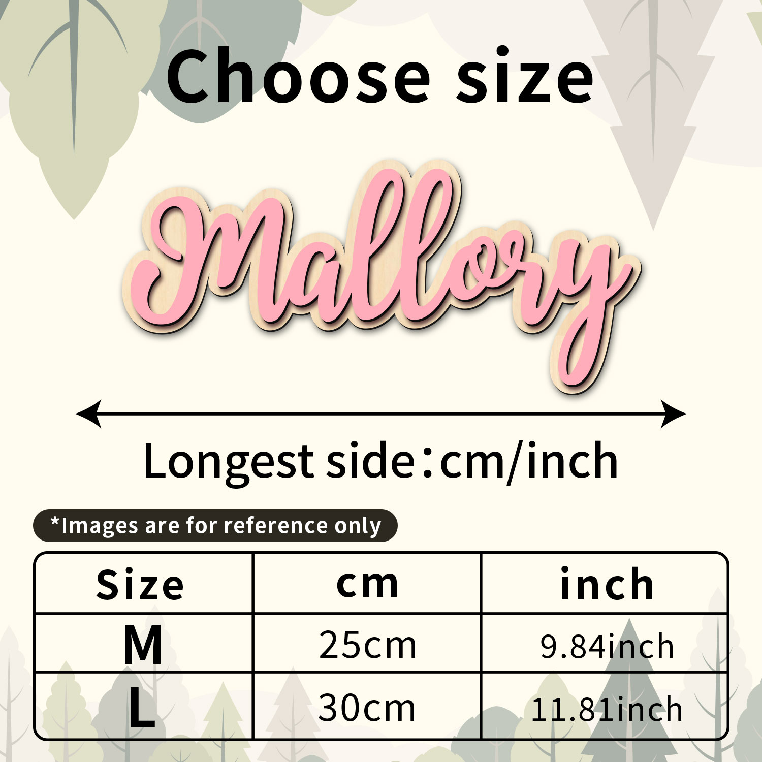 1 Personalized Double-layer Wo - Interior Design Names ulasan dan harga
