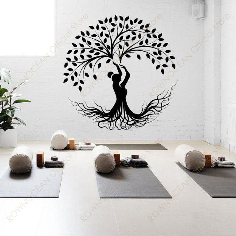 Creative Design Yoga Tree Wall - Interior Design Studio ulasan dan harga
