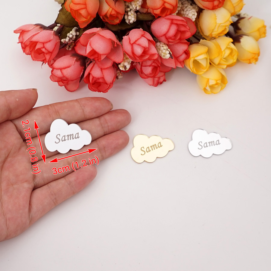 Custom 20pcs 7cm 5cm Wedding M - Interior Design Names ulasan dan harga