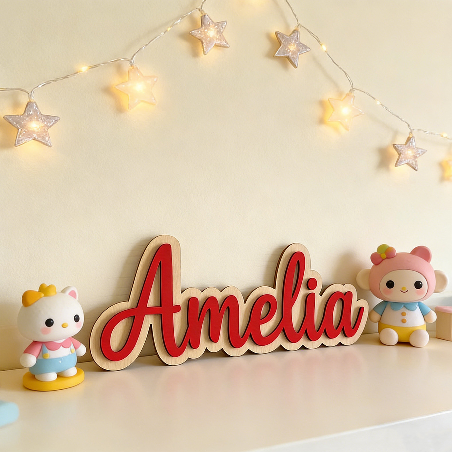 1pc Customized Double-layer Wo - Interior Design Names ulasan dan harga