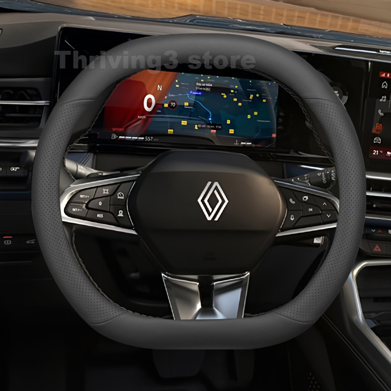Leather Car Steering Wheel Cov - Interior Design Tech ulasan dan harga