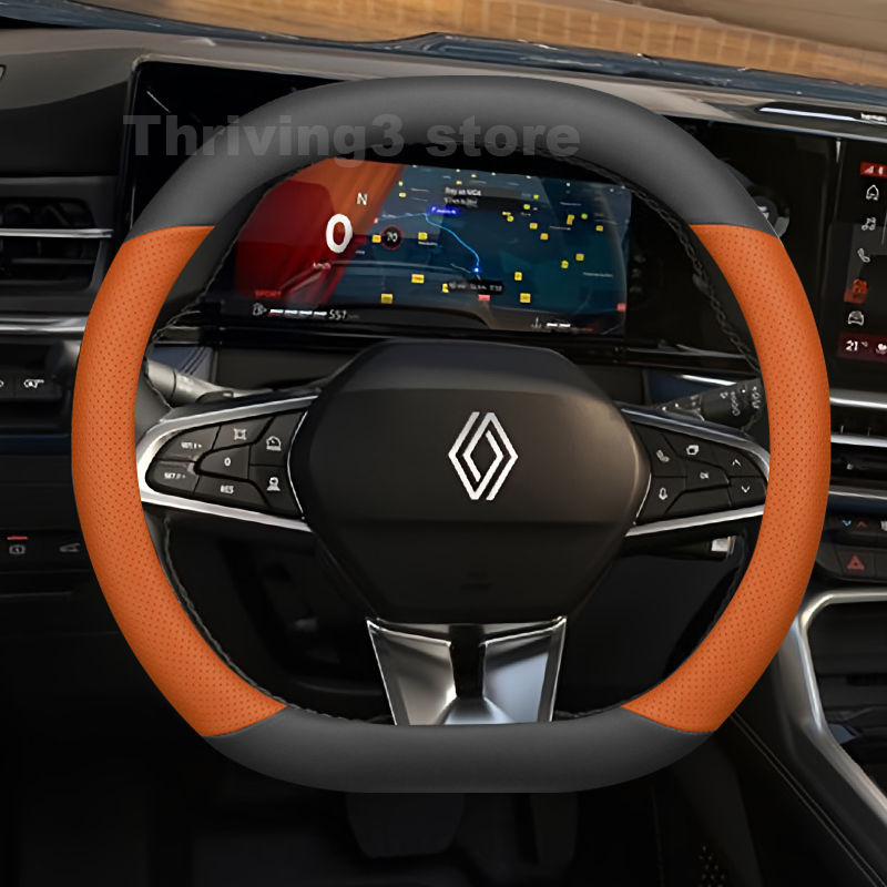 Leather Car Steering Wheel Cov - Interior Design Tech ulasan dan harga