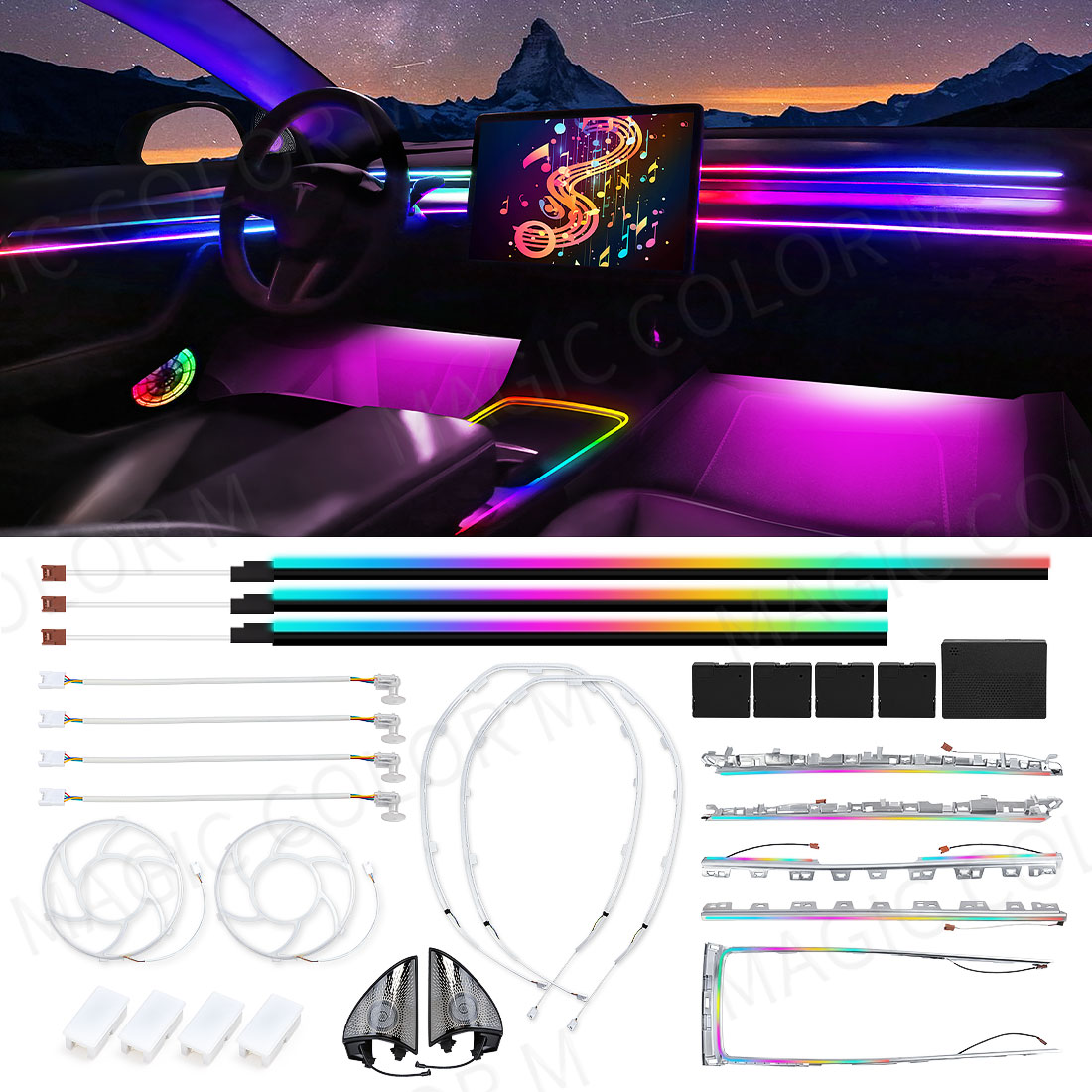 For Tesla Model 3 Y 2021 2022  - Interior Design Tech ulasan dan harga