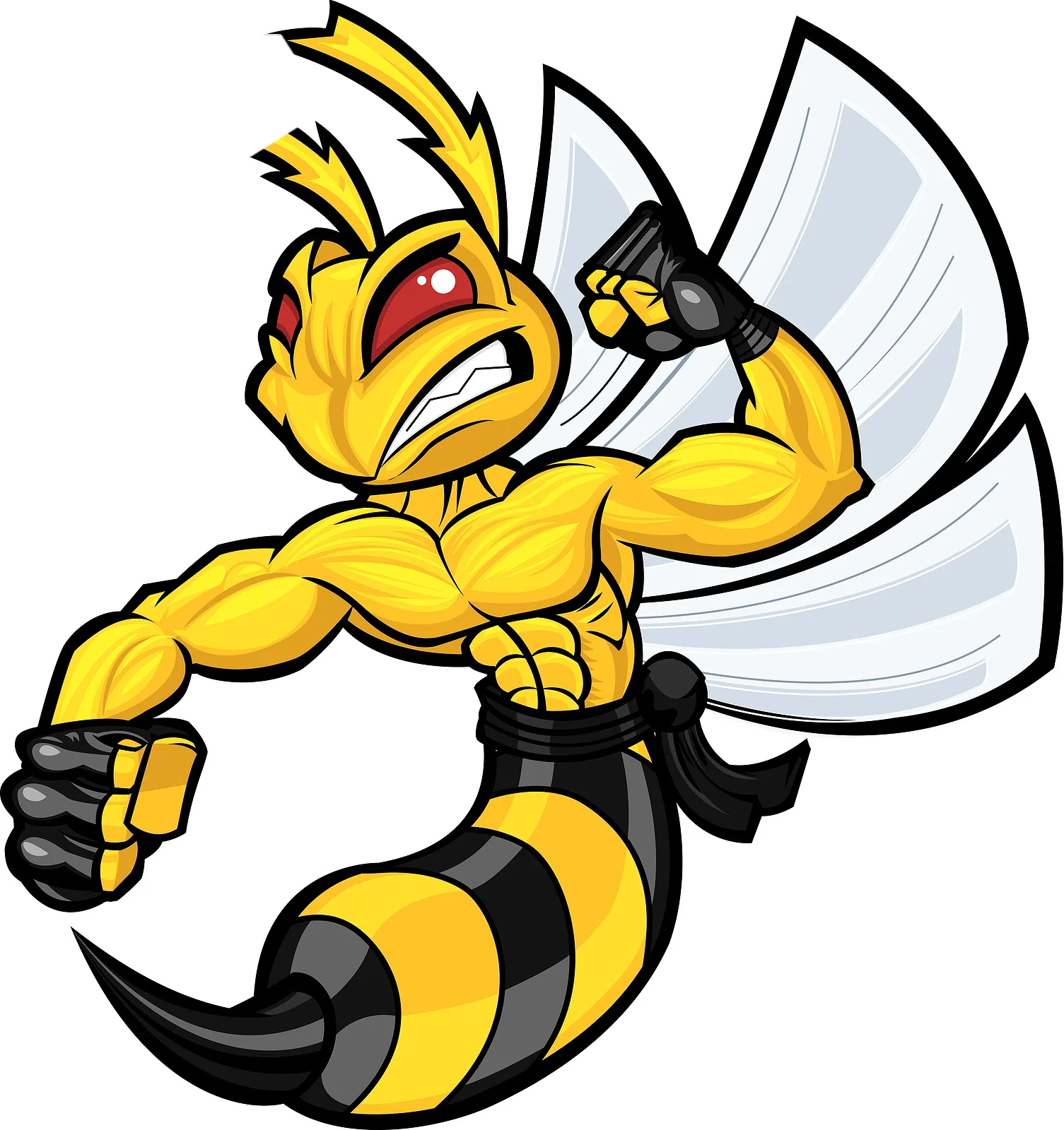 3D Hornet Car Sticker Set - Gl - Interior Design Tech ulasan dan harga