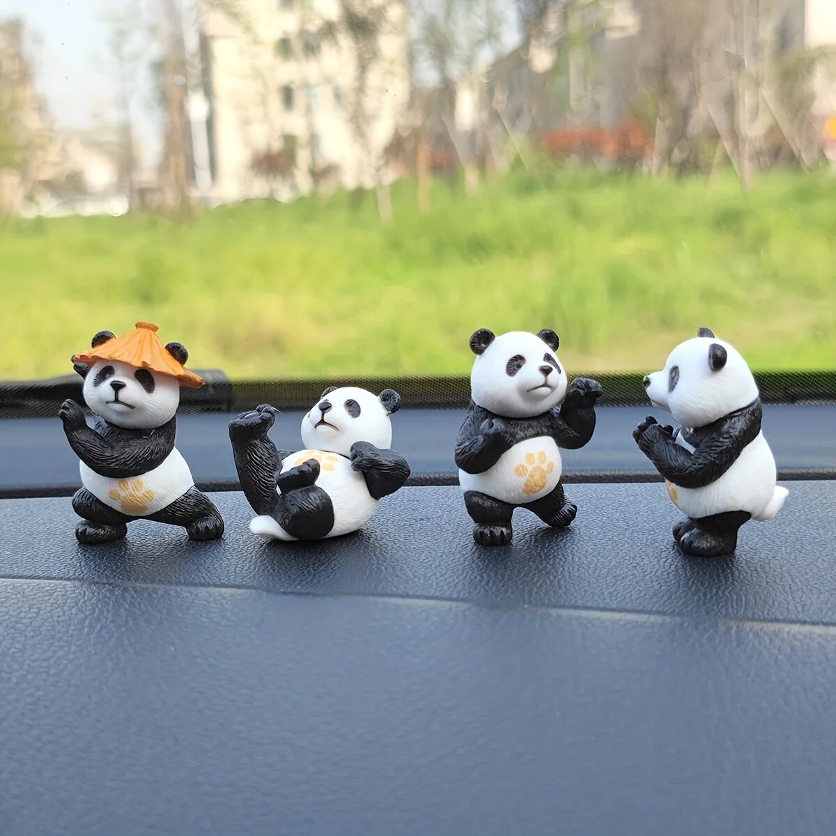 4pcs/set Panda Design Car Orna - Interior Design Course ulasan dan harga