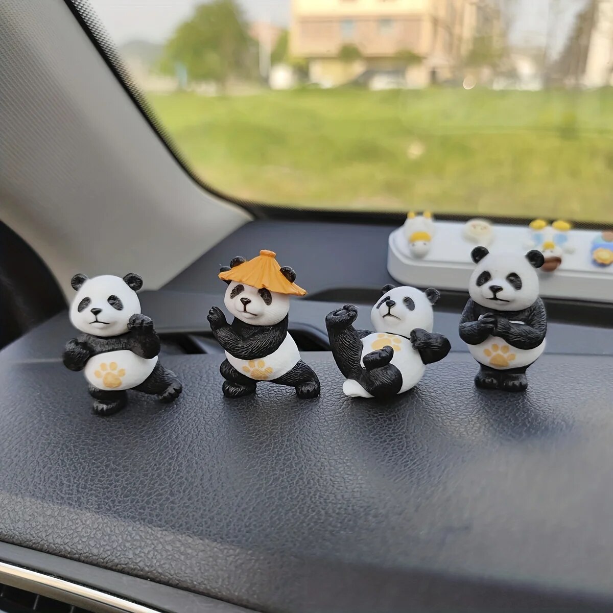 4pcs/set Panda Design Car Orna - Interior Design Course ulasan dan harga