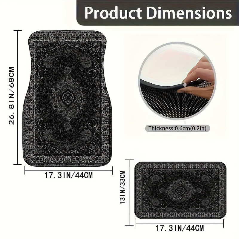 Car Floor Mats Rectangular Ban - Interior Design Course ulasan dan harga