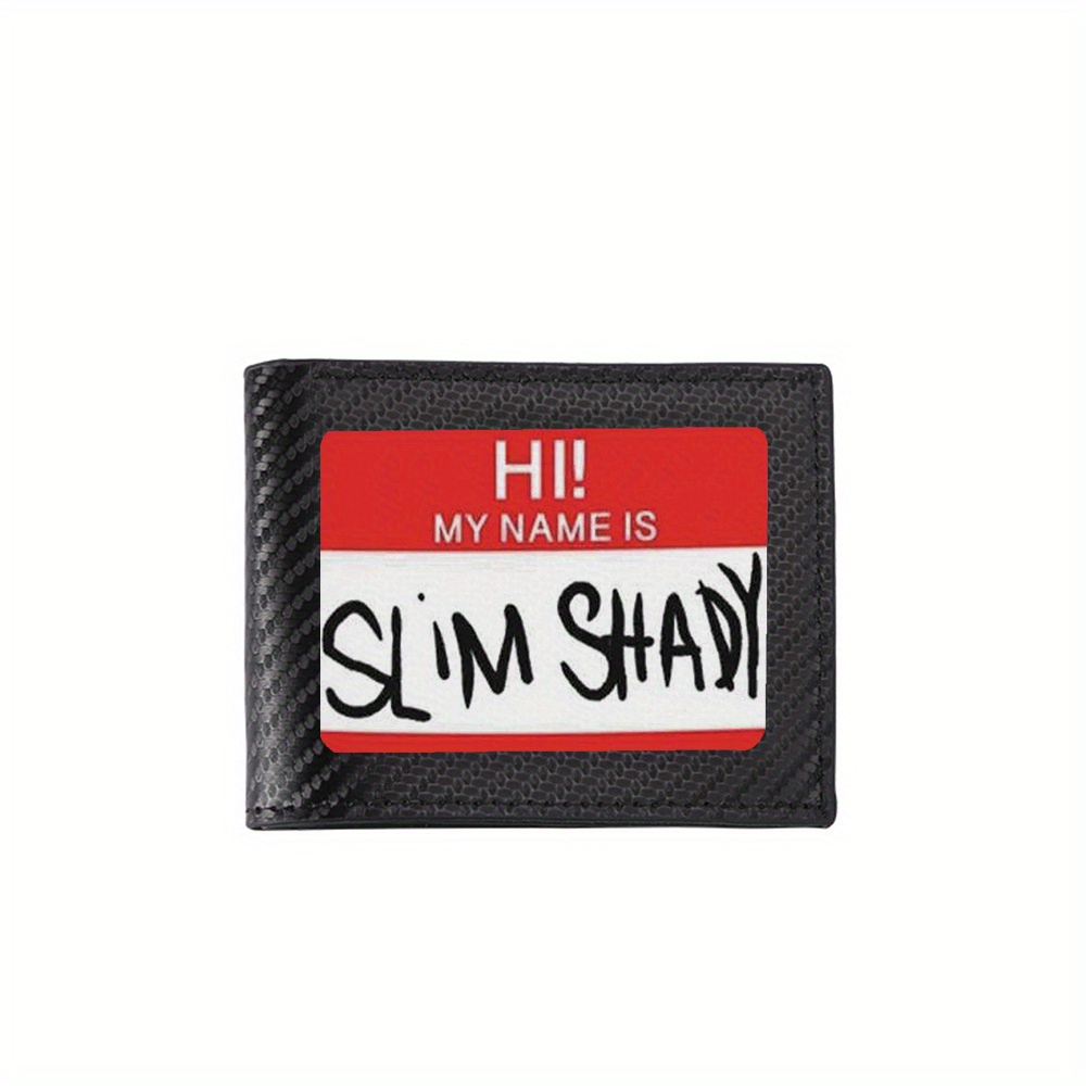 Red tag Hi name Slim Shady Men - Interior Design Name Card ulasan dan harga