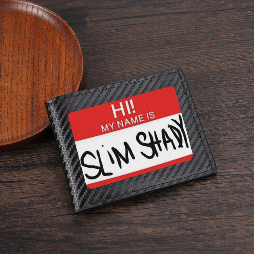 Red tag Hi name Slim Shady Men - Interior Design Name Card ulasan dan harga
