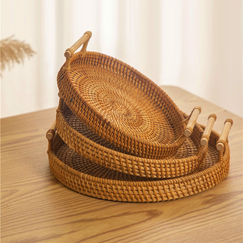 Rattan Strap Handle Storage Ba - Rattan Tray Handle ulasan dan harga