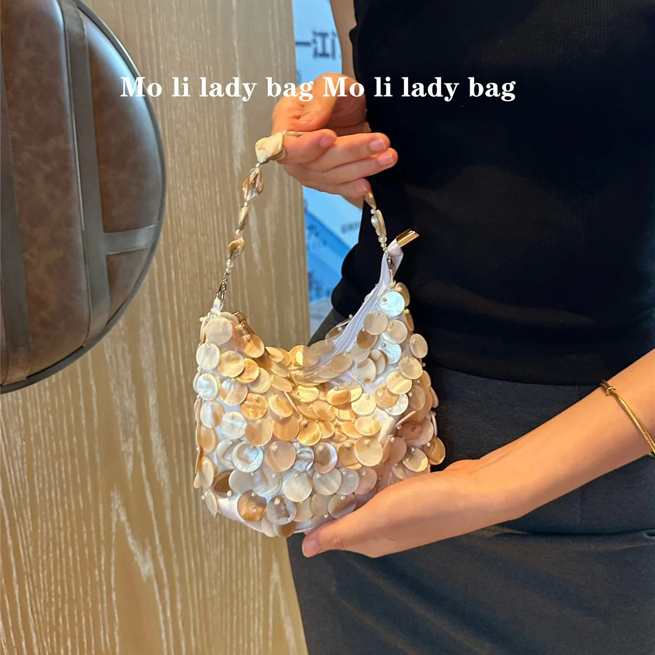 Luxury Sequin Internal Chain S - Interior Design Intern ulasan dan harga