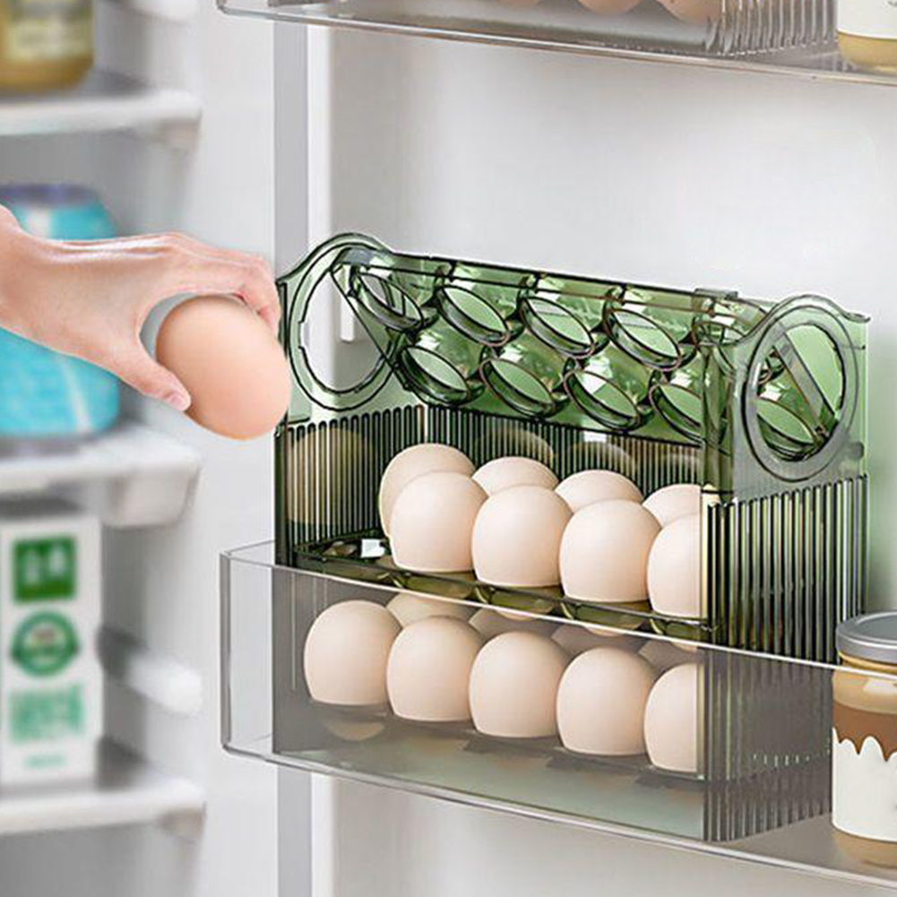 30 Grids Egg Storage Box Chick - Rattan Tray Handle ulasan dan harga