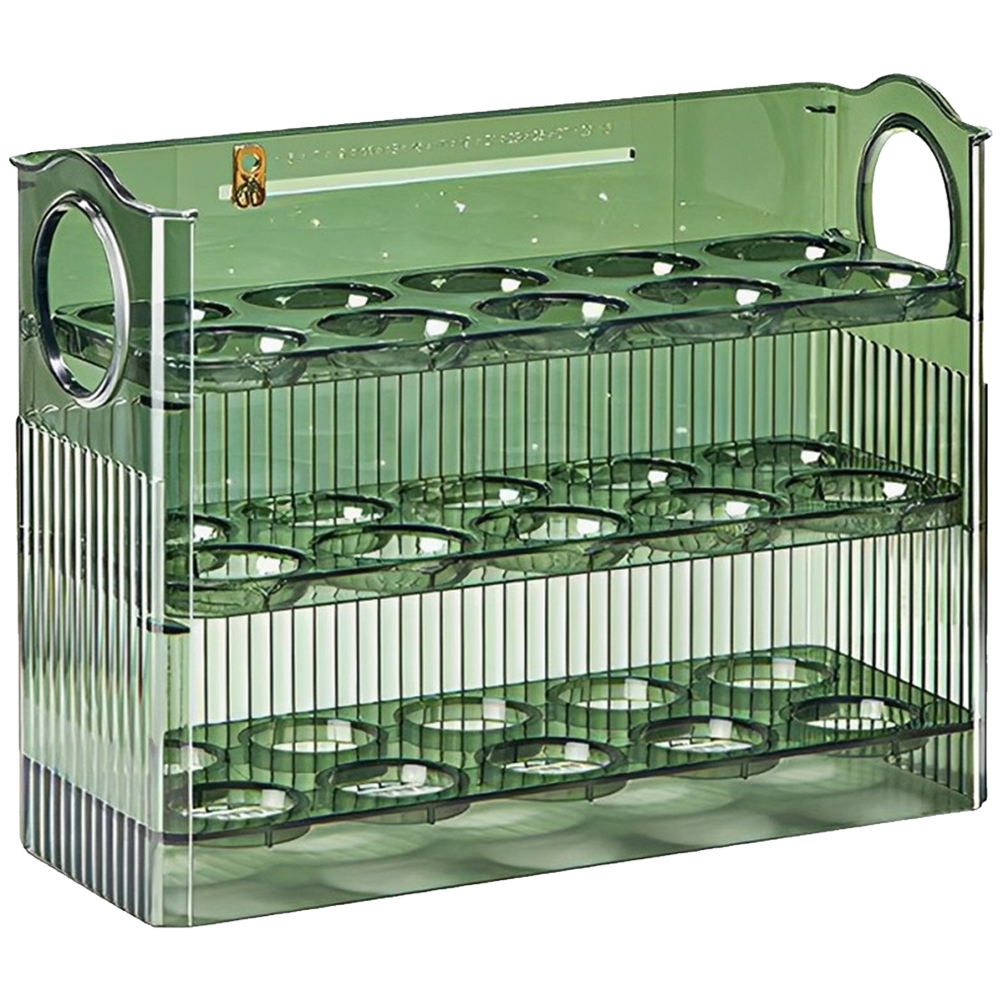 30 Grids Egg Storage Box Chick - Rattan Tray Handle ulasan dan harga