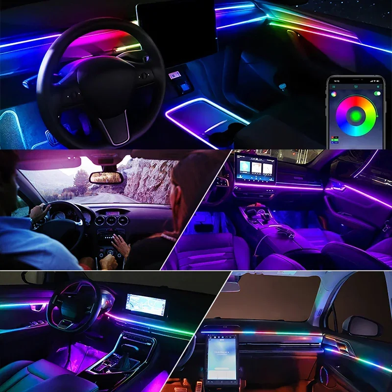 6 in 1 Exclusive Car LED Inter - Interior Design Apps ulasan dan harga