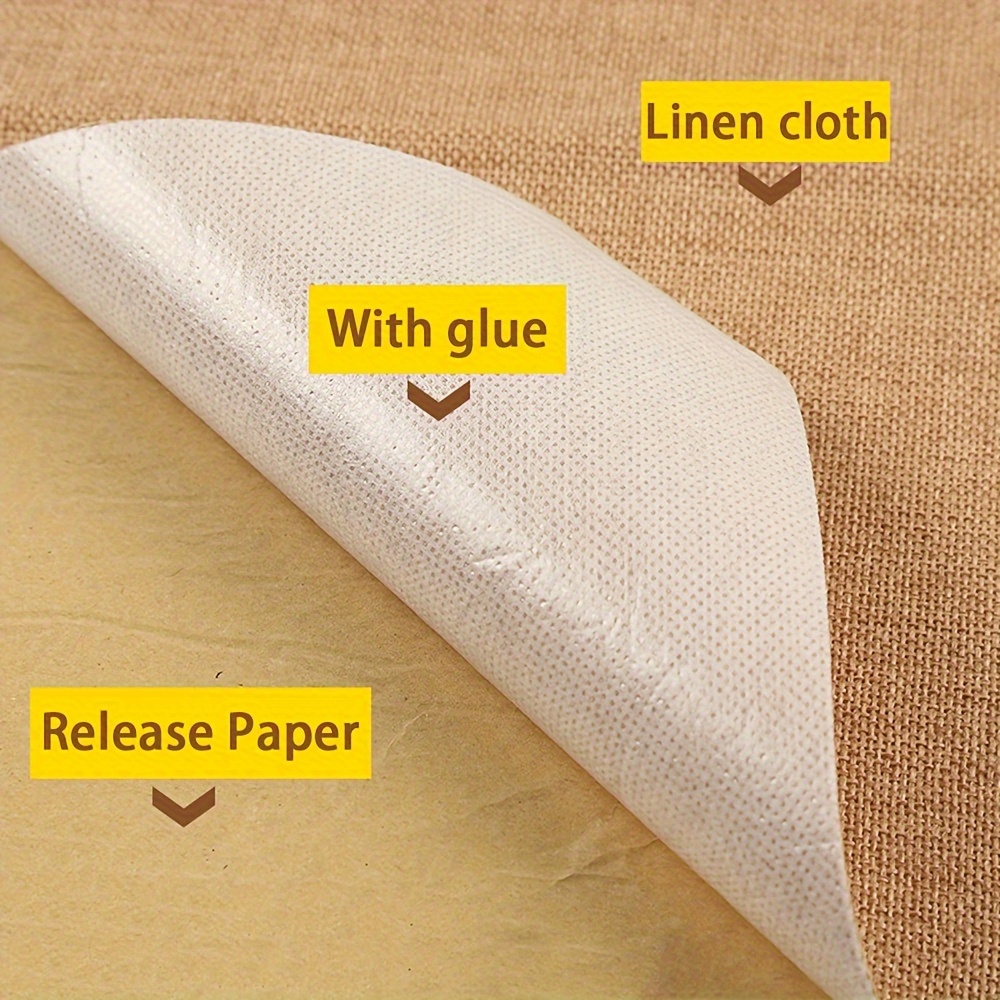 Self-Adhesive Duty Burlap Pape - Interior Design Paper ulasan dan harga