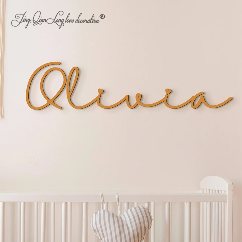 Custom Wooden Baby Name Sign,  - Interior Design Names ulasan dan harga