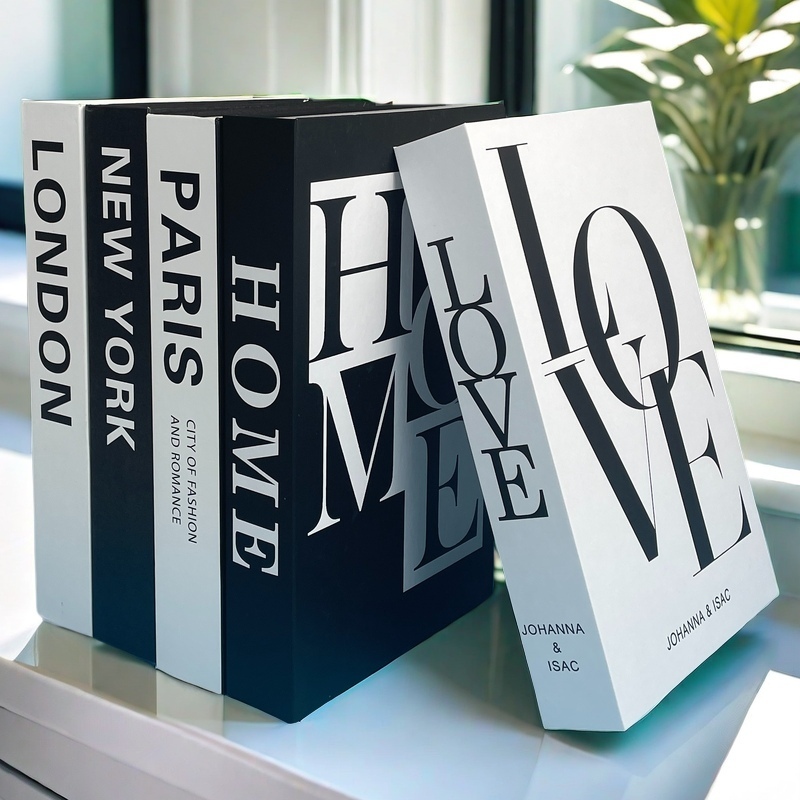 Luxury Fake Book Storage Box P - Interior Design Yearbook ulasan dan harga